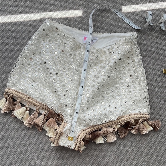 L’ATISTE Sequin Shorts with Tassels - Picture 8 of 8